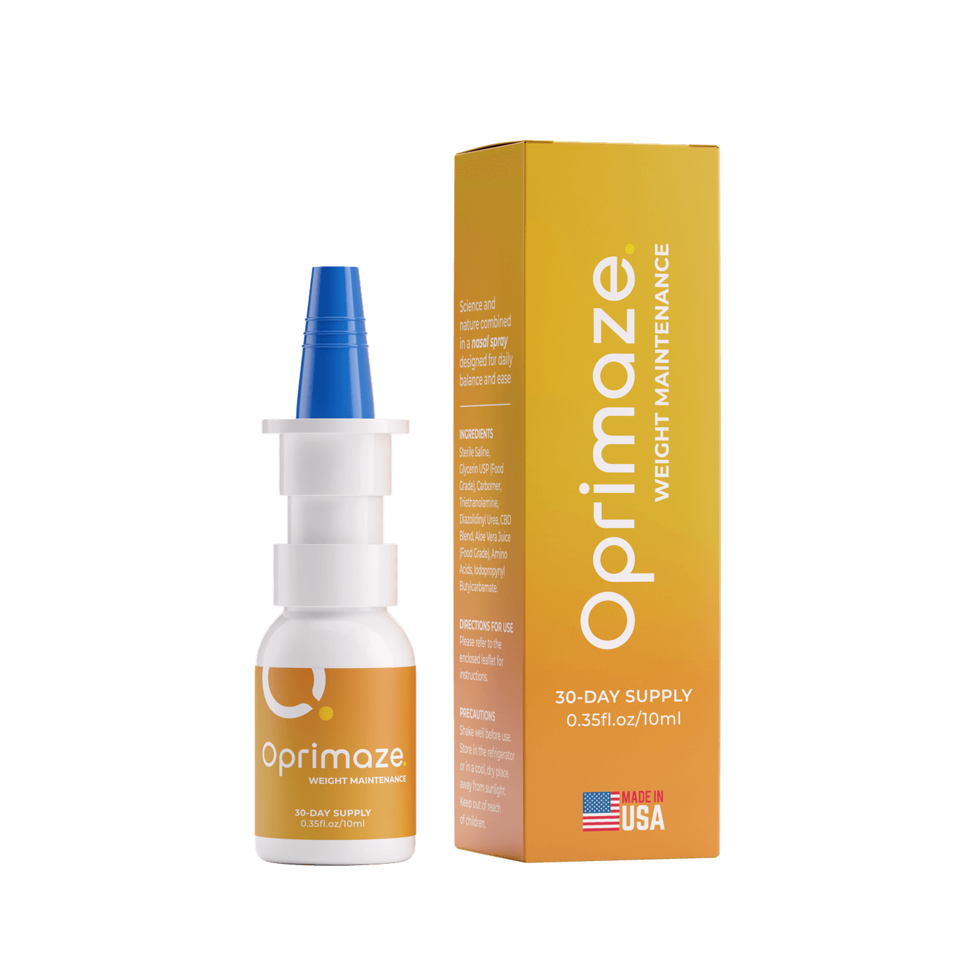 Oprimaze Weight Maintenance nasal spray with retail box — 30-day supply, 10ml